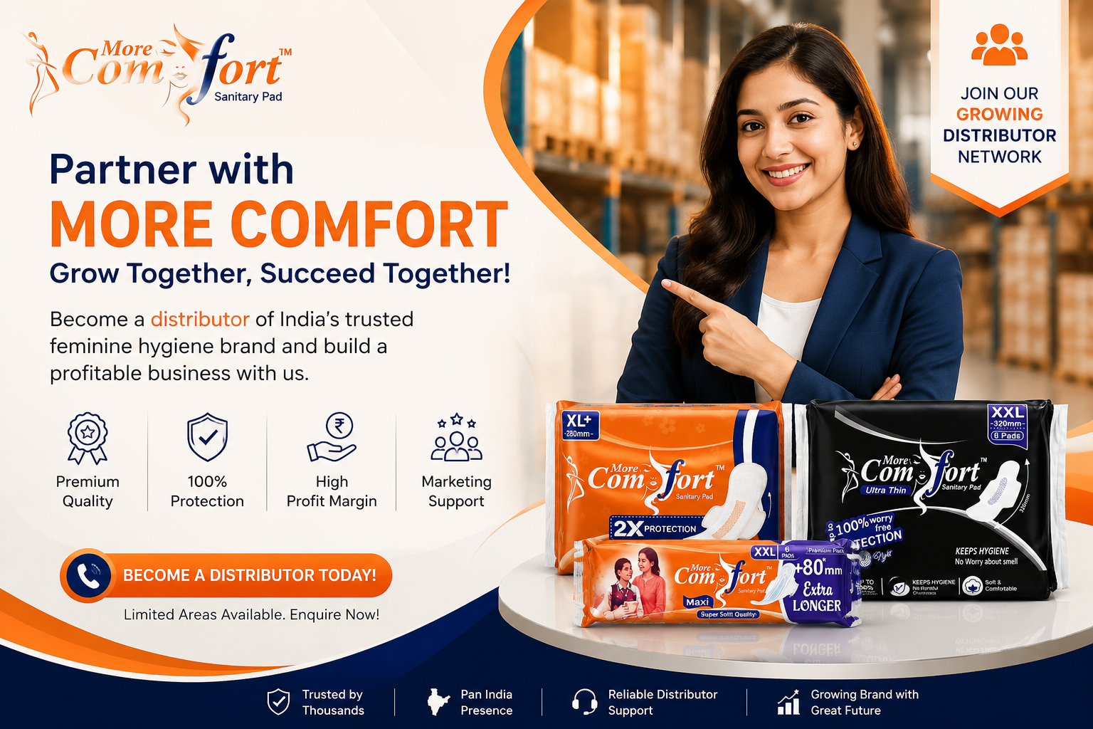 more comfort sanitary pad
